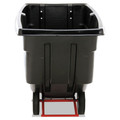 Carts & Trucks | Rubbermaid Commercial FG131400BLA Rotomolded Plastic Rectangular 850 lbs. Capacity Tilt Truck - Black image number 2