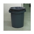 Indoor Waste Receptacles | Boardwalk 3485198 32 Gallon Linear-Low-Density Polyethylene Round Waste Receptacle - Gray image number 5