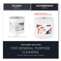 Perforated Roll & Hand Towels | WypAll 34955 12.2 in. x 12.4 in. General Clean Jumbo Roll X60 Cloths - White (1/Carton) image number 8