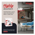 Perforated Roll & Hand Towels | WypAll 34865 X60 12.5 in. x 13 in. 1/4 Fold General Clean Cloths - White (76/Box, 12 Boxes/Carton) image number 3