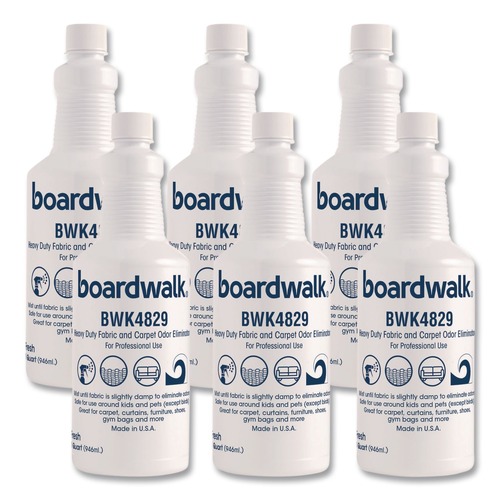 Air Fresheners & Odor Eliminators | Boardwalk SOEQ-P-000I006M-80-21430 32 oz Fabric and Carpet Deodorizer - Fresh (6/Carton) image number 0