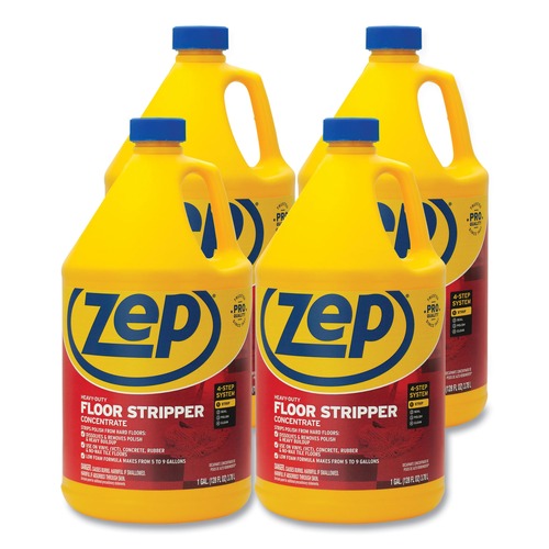 Floor Strippers | Zep Commercial ZULFFS128 1 gal. Floor Stripper - Unscented (4/Carton) image number 0