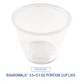 Cups | Boardwalk BWKPRTN55TS 5.5 oz Plastic Souffle/Portion Cups - Translucent (2500/Carton) image number 4