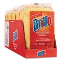 Scouring Pads & Sticks | Brillo 22401 4.25 in. x 6.25 in. Multi-Purpose Sponge - Yellow (6/Carton) image number 0