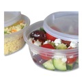 Food Containers & Lids | GEN TD40008E 8 oz. Plastic Deli Containers with Lid - Clear (240/Carton) image number 3