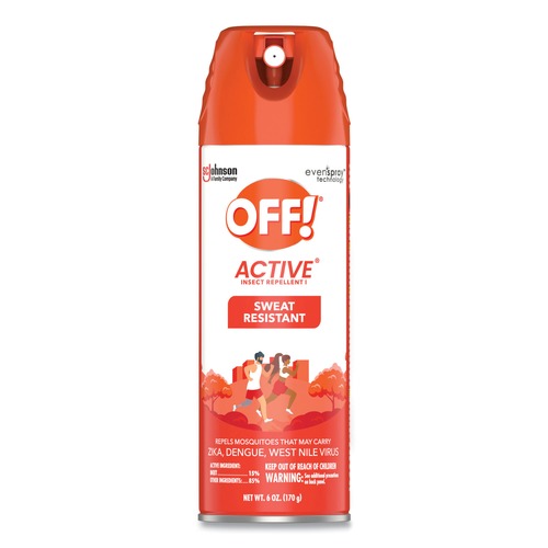 Insect Repellents | OFF! 334678 6 oz ACTIVE Insect Repellent Aerosol Spray (12/Carton) image number 0