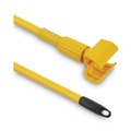 Handles & Braces | Boardwalk BWK610 60 in. Plastic Jaw Aluminum Mop Handle - Yellow image number 1