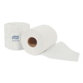 Perforated Roll & Hand Towels | Tork TM1601A 2-Ply Universal Septic-Safe Bath Tissue - White (500 Sheets/Roll, 48 Rolls/Carton) image number 4