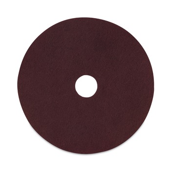 Boardwalk 7100151260 20 in. Deep Scrub Pads - Maroon (10/Carton)