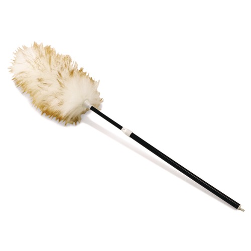 Dusters | Rubbermaid Commercial FG9C04000000 Telescoping Lambswool Duster with 30 in. to 42 in. Handle (6/Carton) image number 0