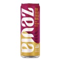 Energy Drinks | Zevia 01957-12 12 oz Cans Peach Passionfruit Zero Sugar Naturally Sweetened Energy Drink (12/Carton) image number 1