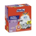 Drawstring & Kitchen Bags | Hefty E88366 Ultra Strong Lavender/Vanilla 13 Gallon 23.75 in. x 24.88 in. Extra Heavy-Duty Scented Drawstring Tall Kitchen Bags - White (110/Box) image number 1