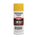 Paint & Paint Supplies | Rust-Oleum 1644830 12 oz. Aerosol Can Industrial Choice 1600 System Multi-Purpose Enamel Spray Paint - Flat Safety Yellow (6/Carton) image number 0