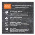 Disposable Spoons | World Centric SP-CS-3 3 in. PLA Compostable Cutlery Tasting Spoon - White (3000/Carton) image number 1