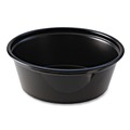 Cups | Fabri-Kal PC150SB 1.5 oz Squat Plastic Portion Cups - Black (250/Sleeve, 10 Sleeves/Carton) image number 0