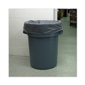 Low-Density Trash Bags | Boardwalk H7658PGK 60 Gallon 1.3 mil 38 in. x 58 in. Flat Pack Linear Low-Density Industrial Can Liners - Gray (100/Carton) image number 6