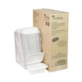 Food Containers & Lids | Pactiv Corp. YCNW0205 9 x 6 x 3.1 EarthChoice Vented Microwavable MFPP Plastic Hinged Lid Container - White (170/Carton) image number 0
