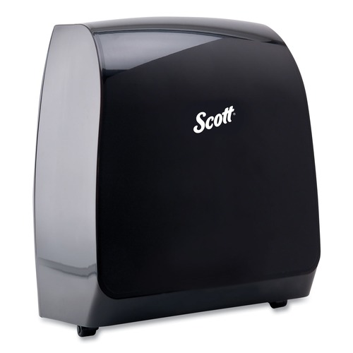Towel Dispensers | Scott 34346 12.66 in. x 9.18 in. x 16.44 in. Pro Mod Manual Hard Roll Towel Dispenser - Smoke (1/Carton) image number 0