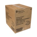 Food Containers & Lids | Pactiv Corp. YCI821100000 9.21 in. x 8.87 in. x 3.07 in. SENSATION SmartLock Hinged Lid Container - Plastic, Clear (200/Carton) image number 4
