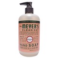 Hand Soaps | Mrs. Meyer's SJN391525 12.5 oz. Geranium Clean Day Liquid Hand Soap (6/Carton) image number 1