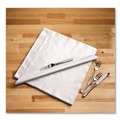 Dinner Napkins | Boardwalk 14X14LNAPW 1-Ply 14 in. x 14 in. Linen-Feel Flat Napkins (1000/Carton) image number 5