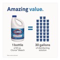 Bleach | Clorox CLO32263 81 oz. Bottle Concentrated Regular Disinfecting Bleach (6/Carton) image number 9