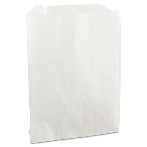 Food & Utility Bags | Bagcraft P450019 Grease-Resistant 6 in. x 7.25 in. Single-Serve Bags - White (2000/Carton) image number 0