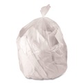 Low-Density Trash Bags | Boardwalk H7658TCKR02 38 in. x 58 in. 60 gal. 0.9 mil Perforated Roll Low-Density Waste Can Liners - Clear (100/Carton) image number 2