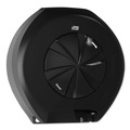 Toilet Tissue Dispensers | Tork 565828 14.12 x 6.31 x 14.56 3 Roll Bath Tissue Roll Dispenser for OptiCore - Black (1/Carton) image number 2