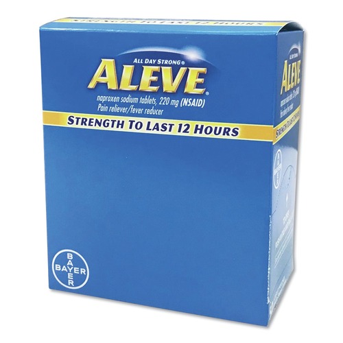 Medicines | Aleve 01832 Pain Reliever Tablets (50/Box) image number 0