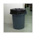 Low-Density Trash Bags | Boardwalk H7658WKK 60 Gallon 1.7 mil 38 in. x 58 in. Flat Pack Linear Low Density Industrial Can Liners - Black (100/Carton) image number 6