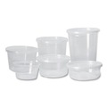 Food Containers & Lids | Fabri-Kal 000000000009505104 4.6 in. Diameter x 5.6 in. h 32 oz Microwavable Plastic Deli Containers - Clear (500/Carton) image number 3