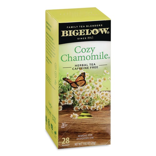 Tea | Bigelow RCB10401 Single Flavor Tea - Cozy Chamomile (28 Bags/Box) image number 0