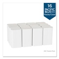 Perforated Roll & Hand Towels | Georgia Pacific Professional 20389 9.2 in. x 9.4 in. 1-Ply Pacific Blue Select Folded Paper Towels - White (16 Packs/Carton) image number 3