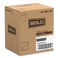Cups | SOLO 374W-2050 4 oz Single-Sided Poly Paper Hot Cups - White (1000/Carton) image number 4