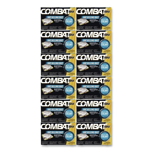 Insecticides | Combat DIA 55901 0.21 oz Source Kill MAX Ant Killing Bait (12/Carton) image number 0