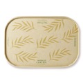 Food Containers & Lids | World Centric CTL-NT-16 4.7 in. x 6.8 in. x 0.8 in. Paper Lids for Containers - Natural (300/Carton) image number 0