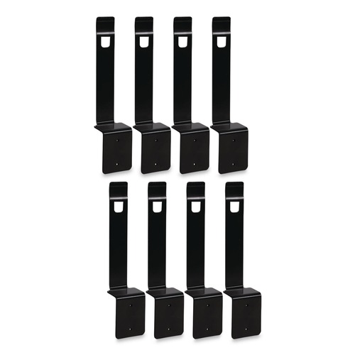 Hand Sanitizer Accessories | PURELL 5830-08-BLK Rail Mount for ES Everywhere System - Black (4/Carton) image number 0