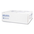 High-Density Trash Bags | Inteplast Group S404816K 45 gal. 16 microns 40 in. x 48 in. High-Density Interleaved Commercial Can Liners - Black (25 Bags/Roll, 10 Rolls/Carton) image number 4