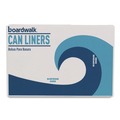 Drawstring & Kitchen Bags | Boardwalk BWK1DK100 13 Gallon 24 in. x 28 in. Drawstring Kitchen Bags - White (50 Bags/Roll, 2 Rolls/Carton) image number 1