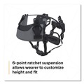 Head & Face Protection | 3M X5001-ANSI SecureFit X5000 Series 6-Point Pressure Diffusion Ratchet Suspension Safety Helmet - White image number 2