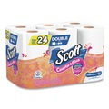 Toilet Tissues | Scott 47618 ComfortPlus 1-Ply Septic Safe Toilet Paper Double Roll Bath Tissue - White (48/Carton) image number 1