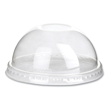 Eco-Products EP-DLCC Greenstripe Renew and Comp Cold Cup Dome Lids fits 9 - 24 oz. (1000/Carton)