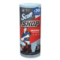 Perforated Roll & Hand Towels | Scott 75130 9.4 in. x 11 in. 1-Ply Standard Shop Towels - Blue (30/Carton) image number 9