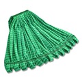 Mop Heads | Rubbermaid Commercial FGT81306GR00 1 in. Headband Microfiber Tube Wet Mop - Green image number 1