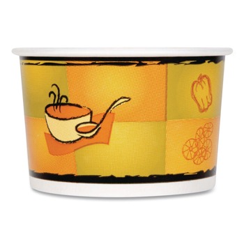 PRODUCTS | Chinet 70408 8 oz. - 10 oz. Streetside Paper Food Container with Plastic Lid (250/Carton)