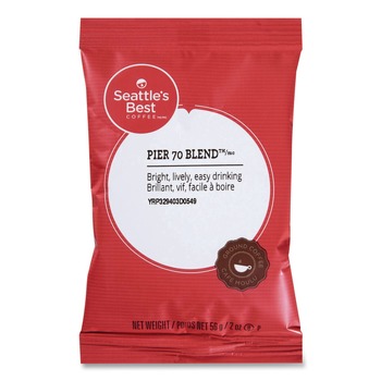 Seattle's Best 12420869 2 oz. Premeasured Coffee Packs - Pier 70 Blend (18/Box)