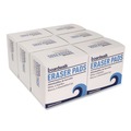 Scouring Pads & Sticks | Boardwalk 96157-M-BWK 2.5 in. x 4.5 in. x 1 in. Eraser Pads - White (6 Packs/Carton) image number 4