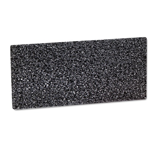 Scouring Pads & Sticks | 3M 8550 4.63 in. x 10 in. Doodlebug High-Productivity Stripping Pad - Black (40/Carton) image number 0