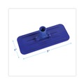 Scouring Pads & Sticks | Boardwalk BWK00405EA 4 in. x 9 in. Plastic Swivel Pad Holder - Blue image number 4